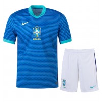 Maglia Calcio Brasile Seconda Divisa Bambino Copa America 2024 Manica Corta (+ pantaloncini)